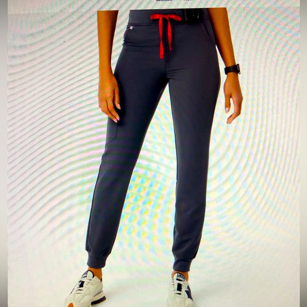 Figs Zamora Charcoal Scrub Pants